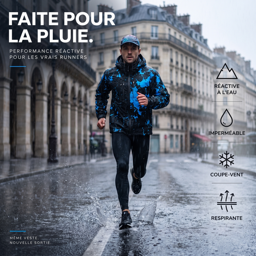 Veste running réactive à la pluie RAINSHIFT