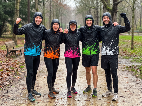 Runner RAINSHIFT sous la pluie